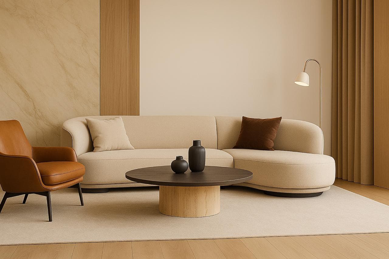 Luvanté luxury furniture interior - dark mode